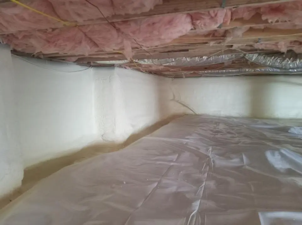 Crawl space encapsulation with closed-cell spray foam for Roof Maintenance in Alpine